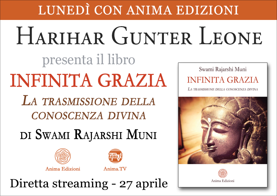 Presentazione libro: Infinita Grazia con Harihar Gunter Leone  – Diretta streaming @ Diretta streaming