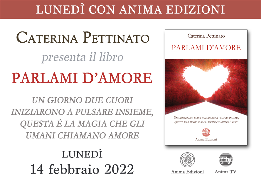 Parlami d'amore – Presentazione libro con Caterina Pettinato @ Diretta streaming