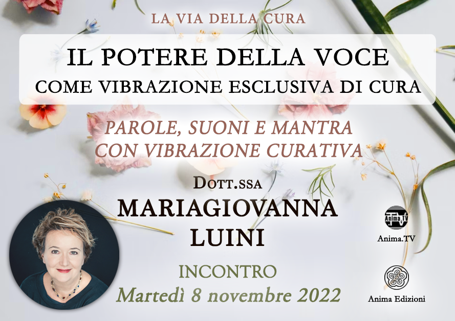 Il potere della voce – Incontro con MariaGiovanna Luini (Diretta streaming + Dal vivo) @ Diretta streaming + Live (dal vivo)