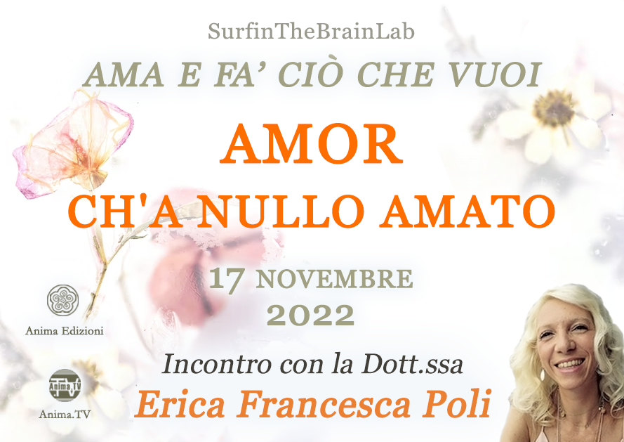 Amor ch'a nullo amato – Incontro con Erica F. Poli (Diretta streaming + Dal vivo) @ Diretta streaming + Live (dal vivo)