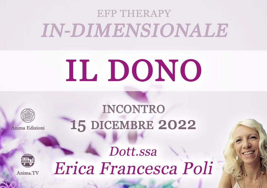 In-dimensionale: Il dono – Incontro con Erica F. Poli (Diretta streaming + Dal vivo) @ Diretta streaming + Live (dal vivo)