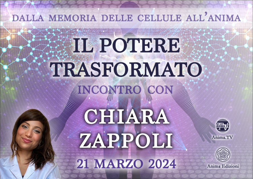 Il potere trasformato – Incontro con Chiara Zappoli (Live + Diretta streaming) @ Diretta streaming + Live (dal vivo)
