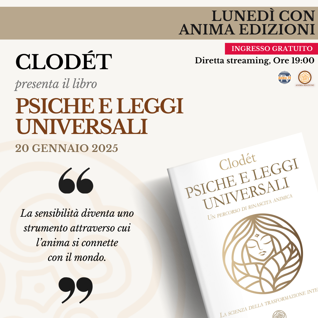 Psiche e Leggi Universali – Presentazione libro con Clodét (Diretta streaming)