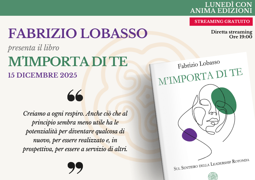 M’importa di te – Presentazione libro con Fabrizio Lobasso (Diretta streaming)